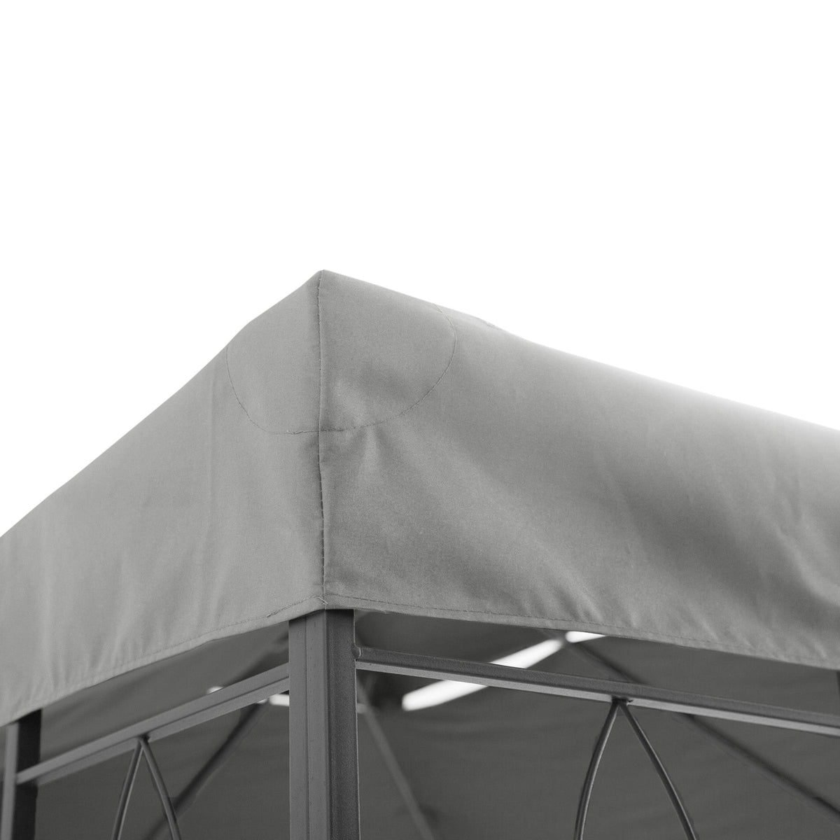 13.1' x 9.8' 2-Tier Gazebo Replacement Canopy (Top Only), Light Grey