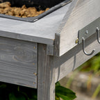 Deluxe Outdoor Potting Table with Sink & Storage Solutions for Patio, Courtyards, Balcony