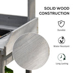 Deluxe Outdoor Potting Table with Sink & Storage Solutions for Patio, Courtyards, Balcony