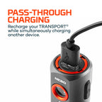 Nebo Transport 400 1-IN-1 Car Charger & Flashlight