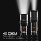 Nebo Slyde King 2k Rechargeable LED Flashlight