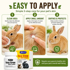Johnsons Tea Tree Skin Cream Small Animal Rabbit Guinea Pig
