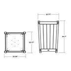 Vineyard Large Tapered Square Planter Box