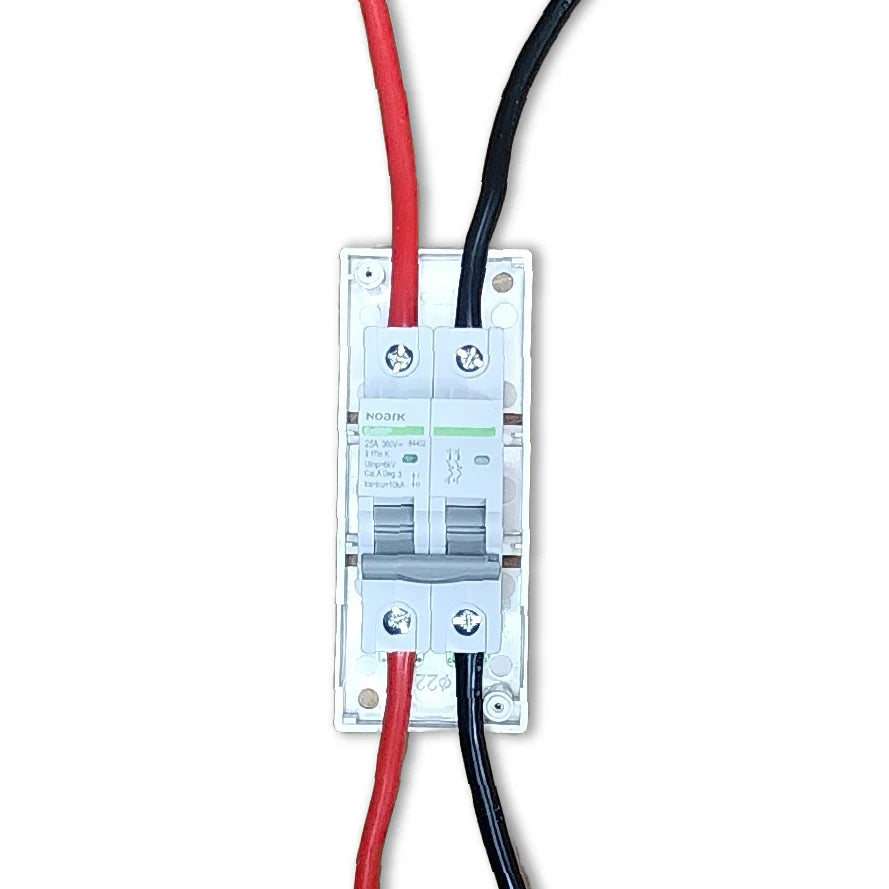 Noark 50A 2-Pole 360V Non-polarised DC Solar Circuit Breaker