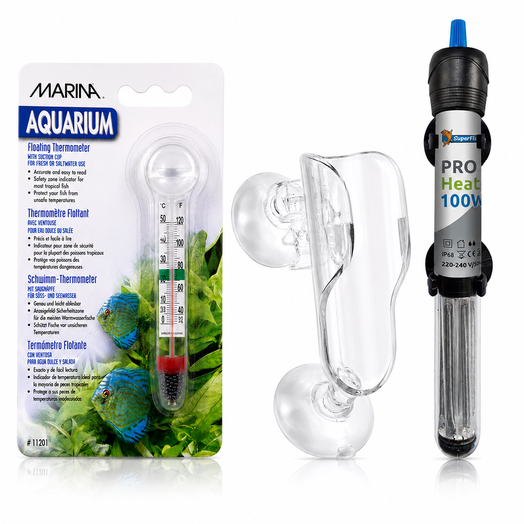 biOrb Aquarium Heater Set 50W/100W with Stand & Thermometer