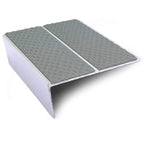ASL10 Tredsafe 85x32mm Aluminium Non Slip Stair Nosing Edge Trim With Pvc Insert