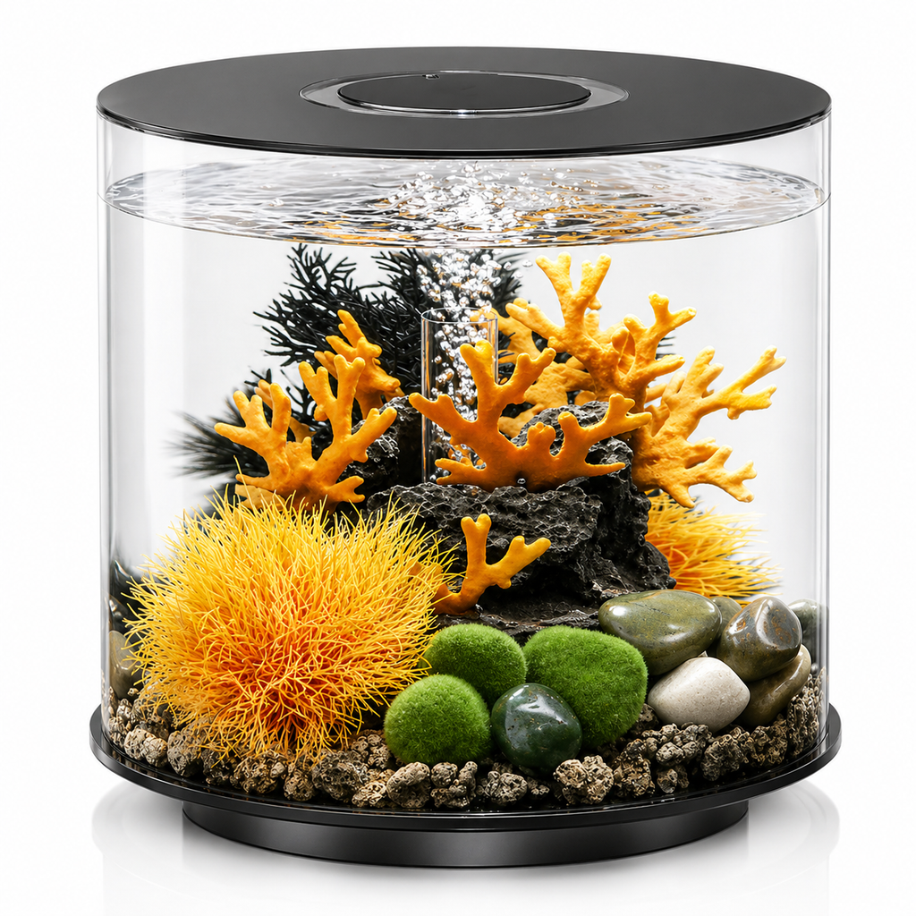 biOrb Tube 35L MCR LED Aquarium | Black/White