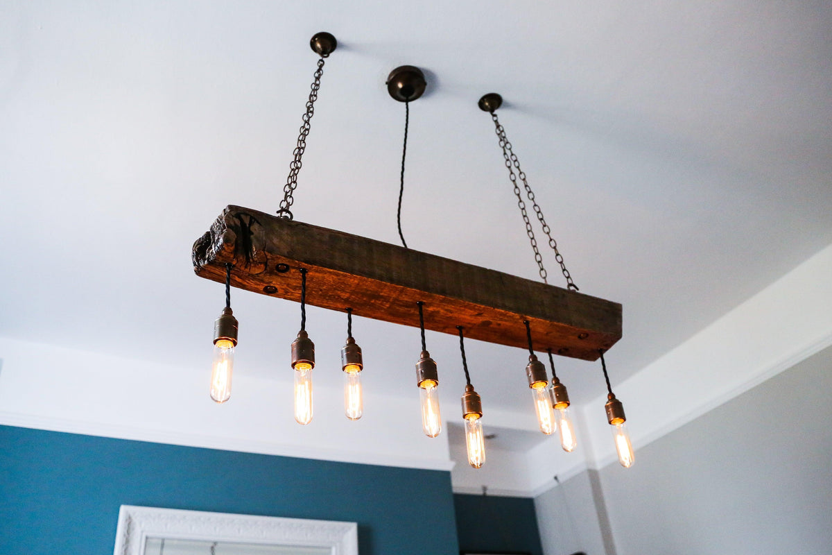 Oak Beam Chandelier Bespoke