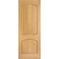 Louis Oak Unfinished 2 Panel Raised Mouldings Internal Door - All Sizes