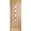 Suffolk Original 4 Light Unfinished Internal Door with Obscure Glass
