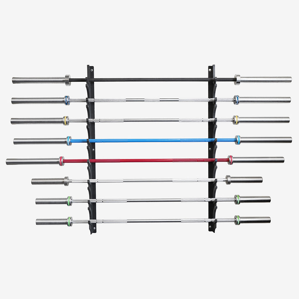 Horizontal 8-Bar Wall Rack