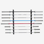 Horizontal 8-Bar Wall Rack