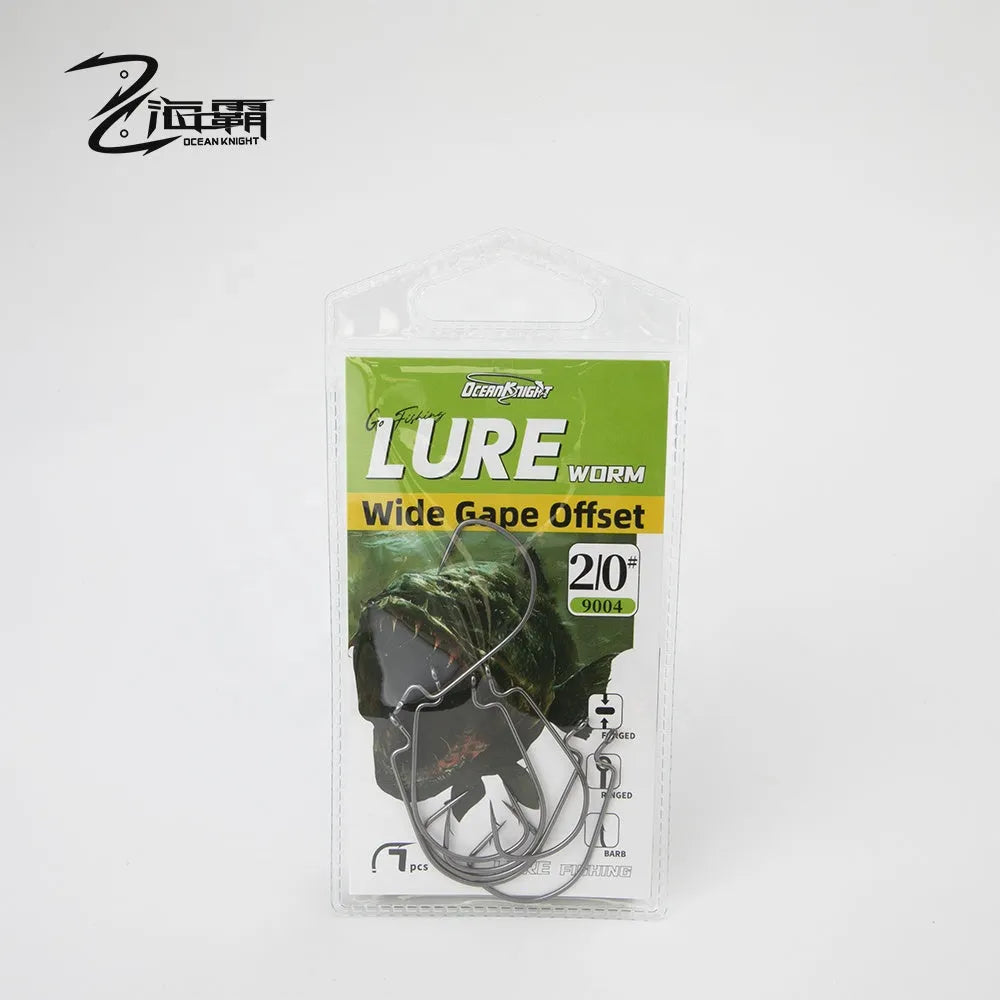 Reelfishing Lure Worm Wide Gape Offset Hook