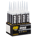 OSI QUAD MAX 001 Paintable Window, Door & Siding SealantFREE CAULK GUN $25Value | IDH# 1868684 | White