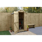 4LIFE Overlap Pressure Treated 4ft x 3ft Apex Shed - No Window