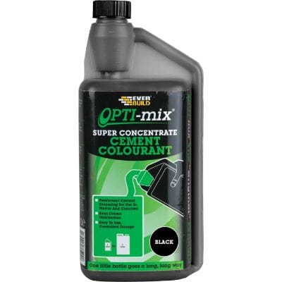 Everbuild Opti Mix Cement Colourant x 1 Litre - Black