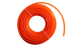 Strimmer Line Orange Square 2.4mm x 15m