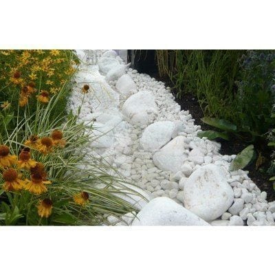250mm - White Boulders (850kg Bag)