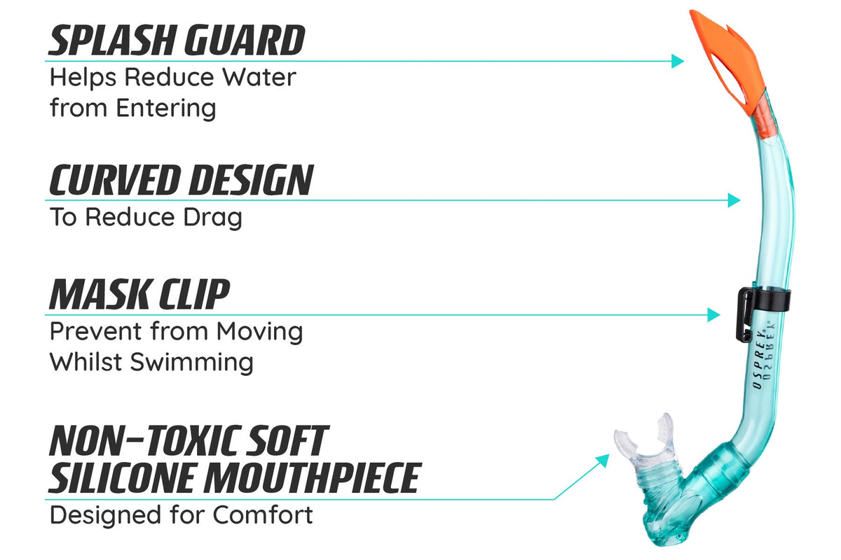 Junior Snorkel Set - Aqua