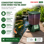 Fish Mate P7000 Automatic Koi Pond Fish Feeder