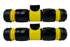 Cost Wise Snap On Male-Male In Line Valve Kit Yellow/Black