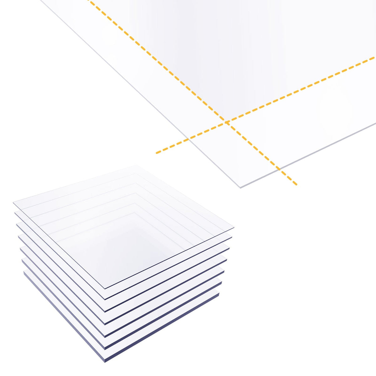 10mm Clear Acrylic Sheet Cut-to-Size