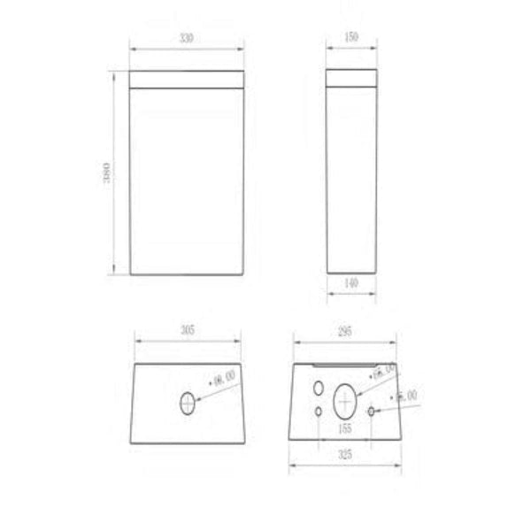 Piccolo Close Coupled Cistern