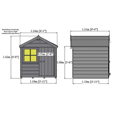 Playhut Playhouse - 4ft x 4ft