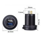Dual USB Accessory Socket - 2.4A