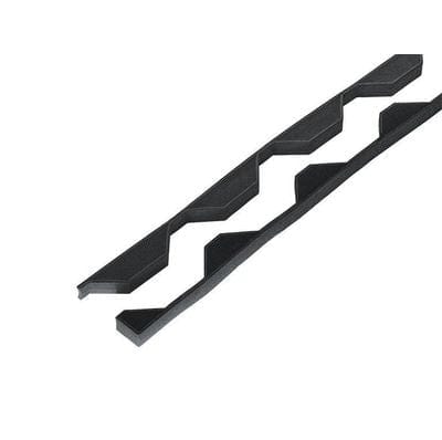 Cladco Profiled Foam Fillers to fit 34/1000 Supaseal (25mm) Black with 6mm Base (Pack of 2)