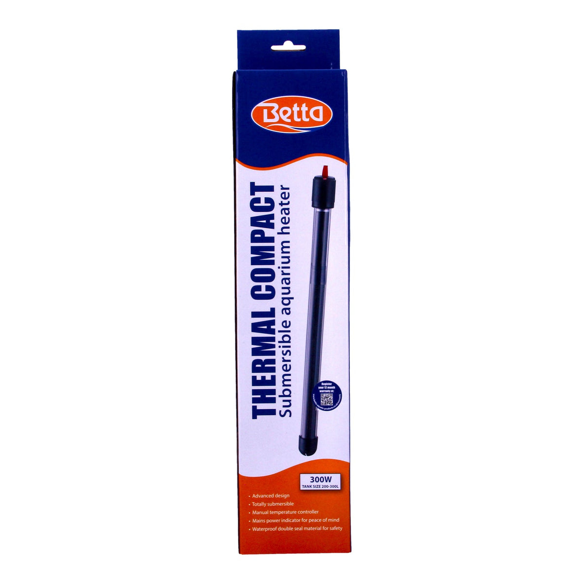Betta Thermal 300W Submersible Aquarium Heater