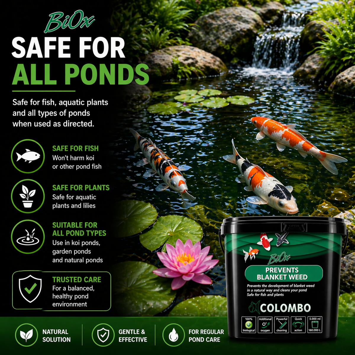 Colombo BiOx Pond Blanket Weed Treatment & Oxygen Booster - Clear Water Care