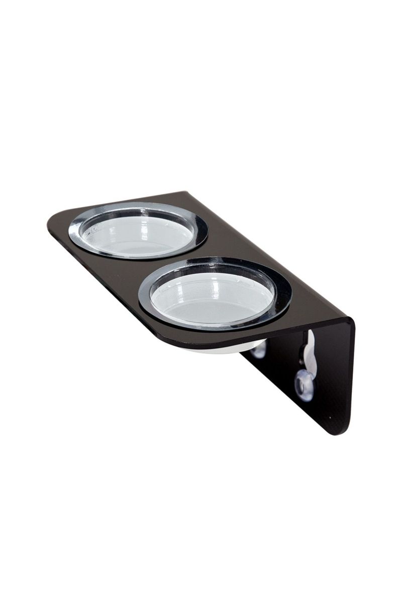 HabiStat Single Double Arboreal Gecko Feeding Ledges With Feeding Dishes