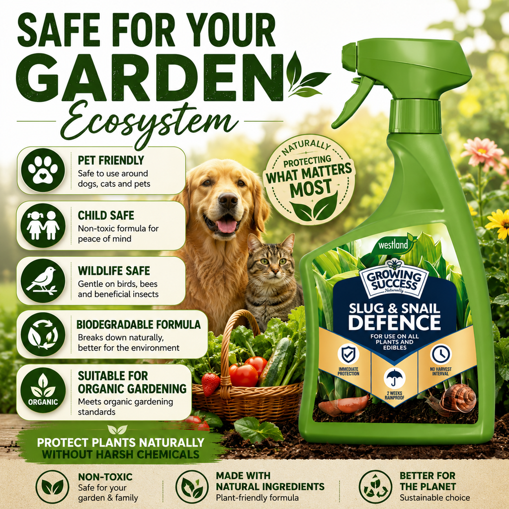 Westland Growing Success Slug & Snail Defence Spray 1L Pest Control