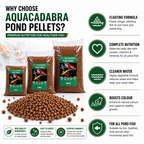 Aquacadabra Floating Premium Fish Food 5mm Pond Pellets