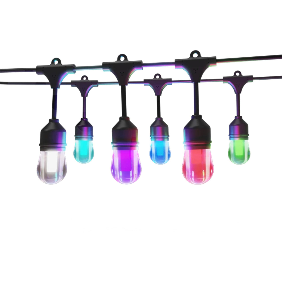 RAB GLow 25 ft String Light Extension, Wet Rated, Tunable White/RGB, 264 Lumens, 24V