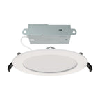 RAB WFR34-6 6 in. Smooth Round Downlight 13W Selectable CCT Wet Rated