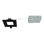 RAB WFRL4S99FA120BB 4 in Square Baffle Wafer Downlight 9W Selectable CCT Black