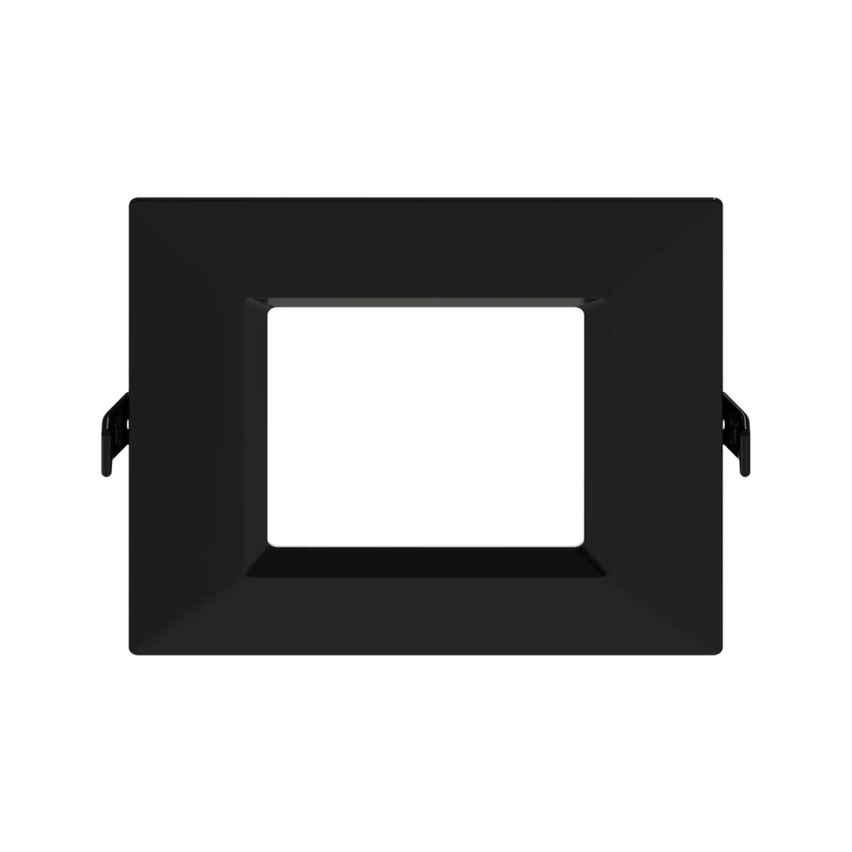 RAB WFRL4S99FA120BS 4 in Square Smooth Wafer Downlight 9W Selectable CCT Black