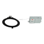 RAB WFRX-6BD-K 6 in Baffle Canless Wafer Downlight 15W Selectable CCT Black