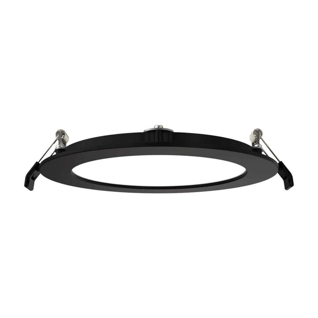 RAB WFRX-6D-K 6 in Smooth Canless Wafer Downlight 15W Selectable CCT Black