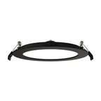 RAB WFRX-6D-K 6 in Smooth Canless Wafer Downlight 15W Selectable CCT Black