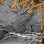 Non-Perforated Solid Radiant Barrier Super R Plus 50G Aluminum Insulation Foil - All Sizes