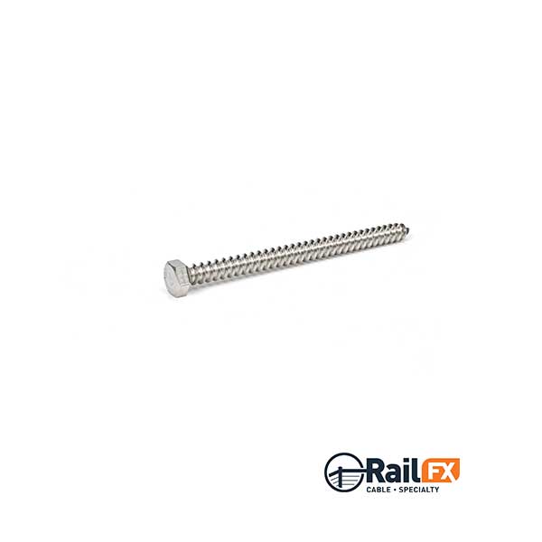 RailFX Stainless Steel Lag Screws