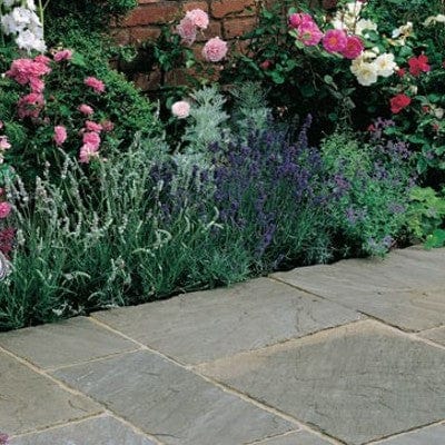 Heritage Raj Green Sandstone Paving Pack (19.5m2 - 66 Slabs/Mixed Pack)