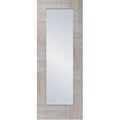 White Grey Ravenna Internal Laminate Clear Glass Door