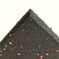 Commercial Premium Rubber Gym Flooring - Black/Red Flecks 1m x 1m x 15mm