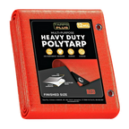 Red Poly Tarp 12' x 16' - Case of  5