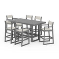EDGE Sling 7-Piece Bar Table Set
