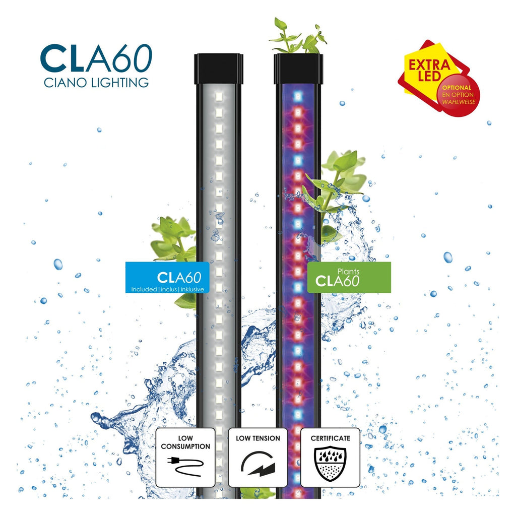 Ciano Aqua LED 65 Aquarium 58L with LED, Filter & Heater
